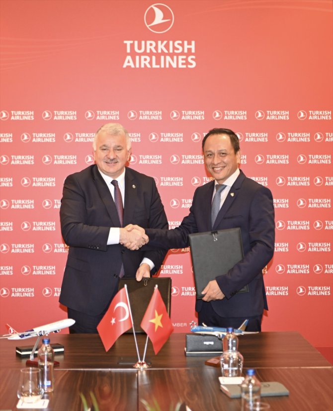 THY ile Vietnam Hava Yolları arasında kod paylaşımı anlaşması imzalandı