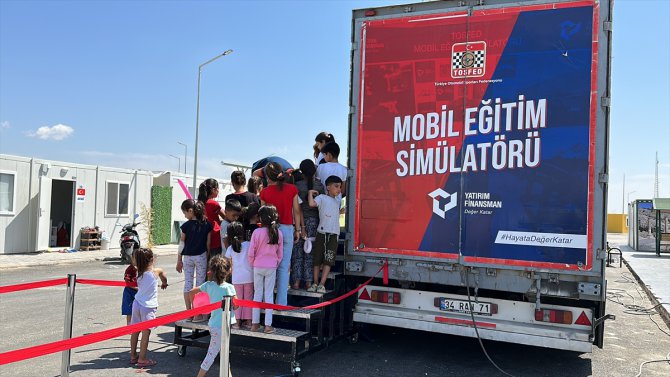 TOSFED'in "Mobil Eğitim Simülatörü" Adıyaman'a geldi