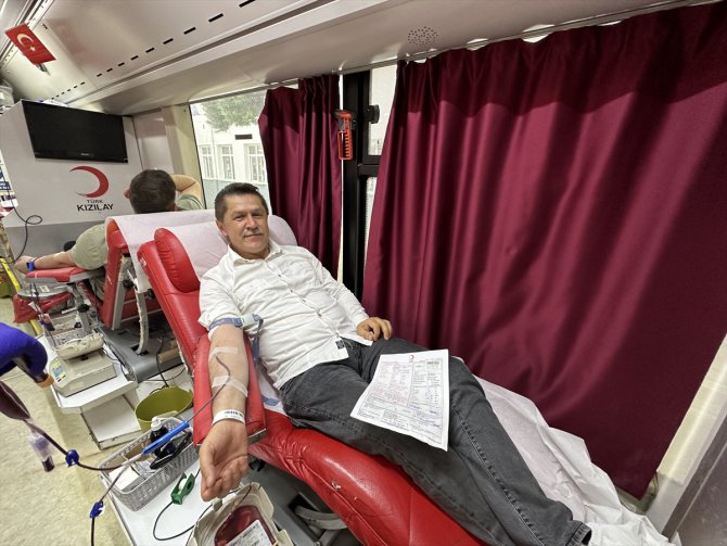 Düzce'de ilkokul öğrencilerinin kan bağışı çağrısı destek gördü