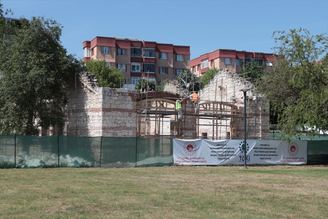 Kırklareli Millet Bahçesi'nde tescilli yapılar restore ediliyor