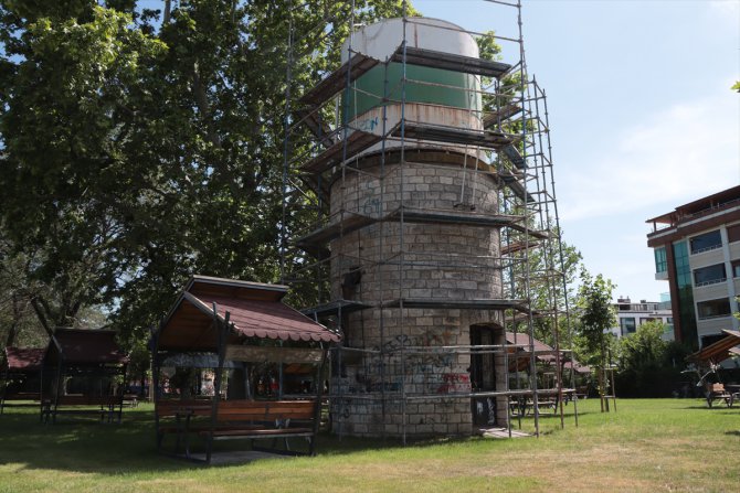 Kırklareli Millet Bahçesi'nde tescilli yapılar restore ediliyor