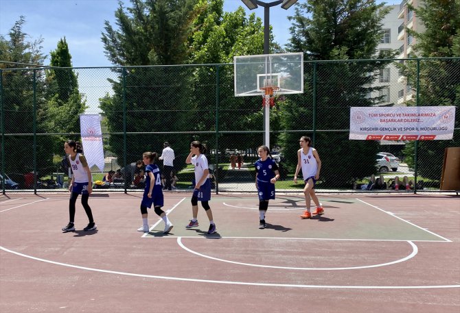 Kırşehir'de 145 sporcunun katılımıyla 3x3 Basketbol Gençlik Kupası düzenlendi