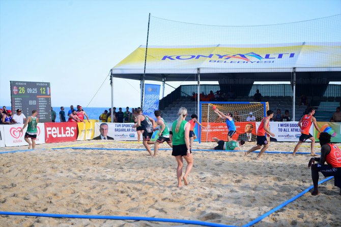 Avrupa Plaj Hentbolu Finalleri, Antalya'da sürüyor