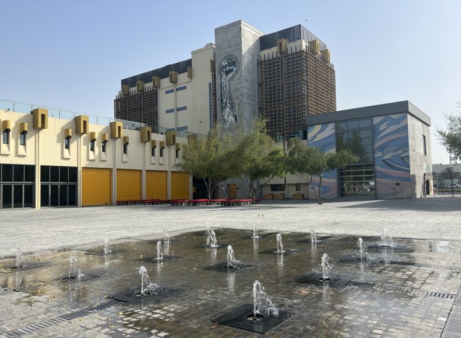 Katar'da itfaiye istasyonundan dönüştürülen sanat merkezi sanatseverler için yuva oldu