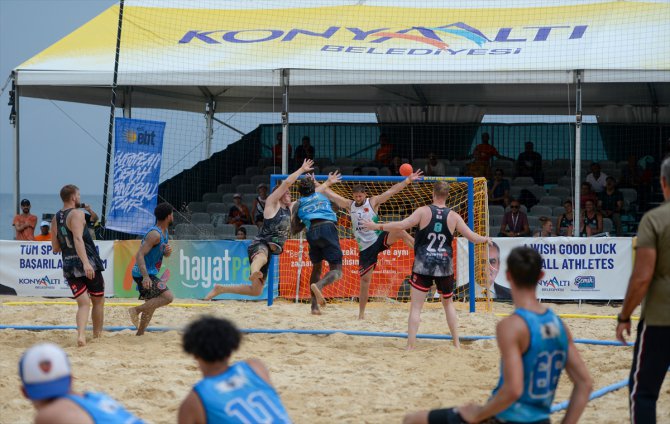 Hentbol Avrupa Plaj Turu Finalleri Antalya'da sona erdi
