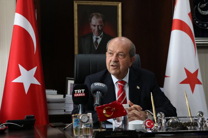 KKTC Cumhurbaşkanı Tatar, Cumhurbaşkanı Erdoğan'ın KKTC'ye yapacağı ziyareti değerlendirdi: