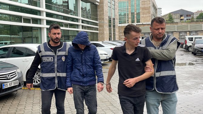 Samsun'da bakır kablo çalan hırsızlar suçüstü yakalandı