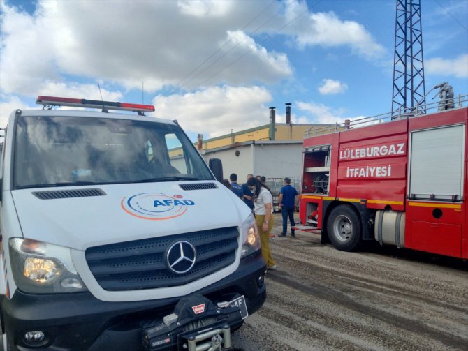 Kırklareli'nde bir fabrikanın nitrik asit tankının patlaması sonucu 3 işçi yaralandı