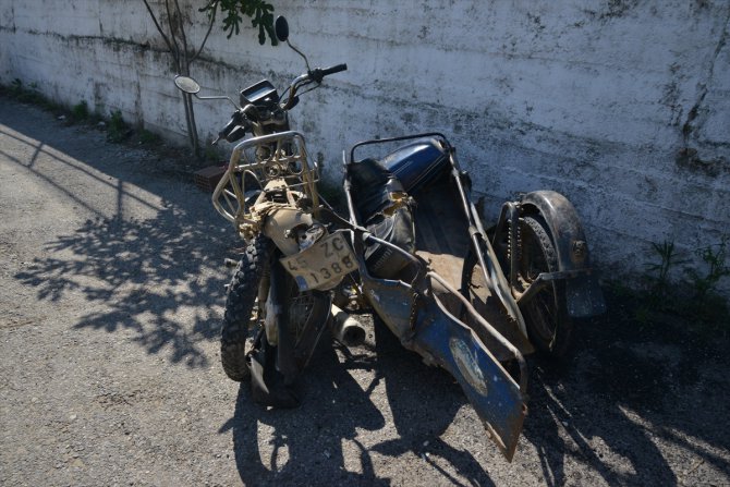 Manisa'da otomobilin çarptığı motosikletin sürücüsü öldü