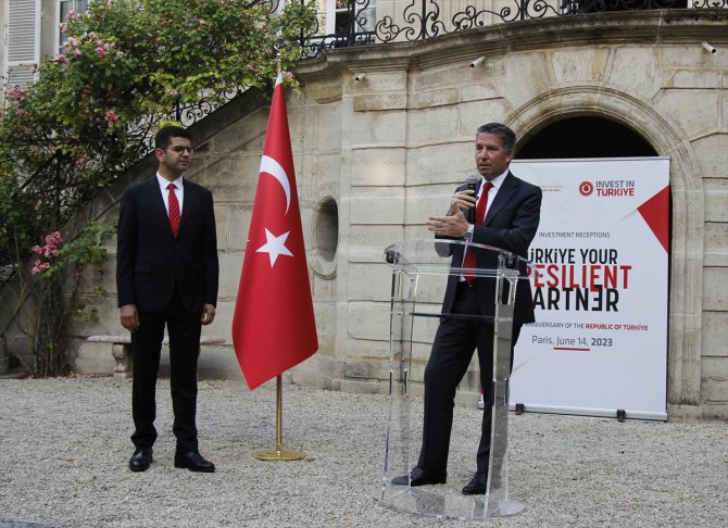 Paris'te "Türkiye Yatırım Yüzyılı" temasıyla resepsiyon düzenlendi