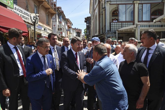 Adalet Bakanı Tunç, AK Parti Bartın İl Başkanlığı ziyaretinde konuştu: