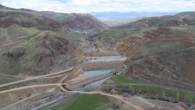 Erzurum'daki Narman Şehitler Barajı 2024'te su tutacak