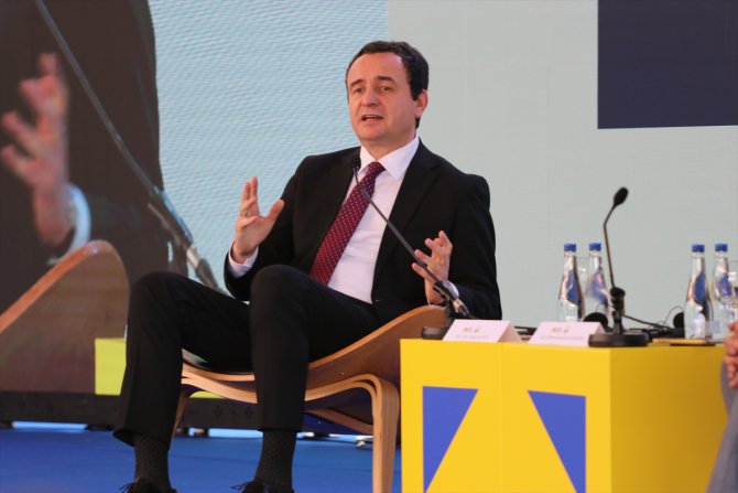Kosova Başbakanı Kurti, "Prespa Diyalog Forumu"nda konuştu: