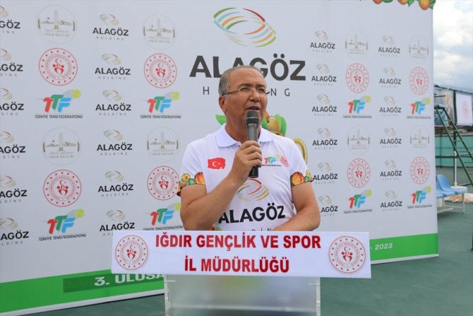 Iğdır'da Alagöz Holding 3. Kayısı Cup Tenis Turnuvası başladı