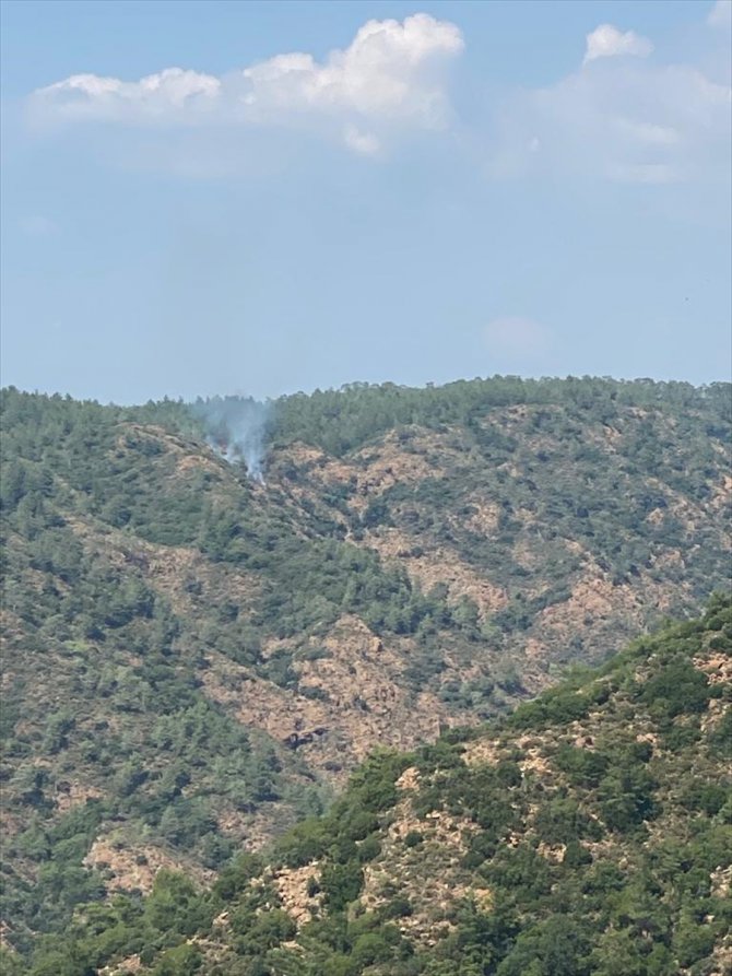 GÜNCELLEME - Marmaris'te çıkan orman yangını söndürüldü
