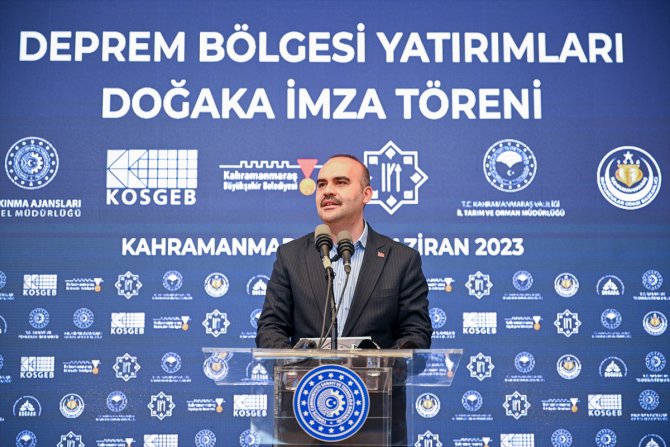 Sanayi ve Teknoloji Bakanı Kacır, Kahramanmaraş'ta konuştu: