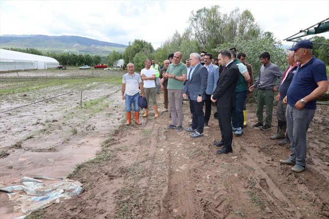 Sivas'ta yağışlardan zarar gören çiftçilerin mağduriyeti giderilecek