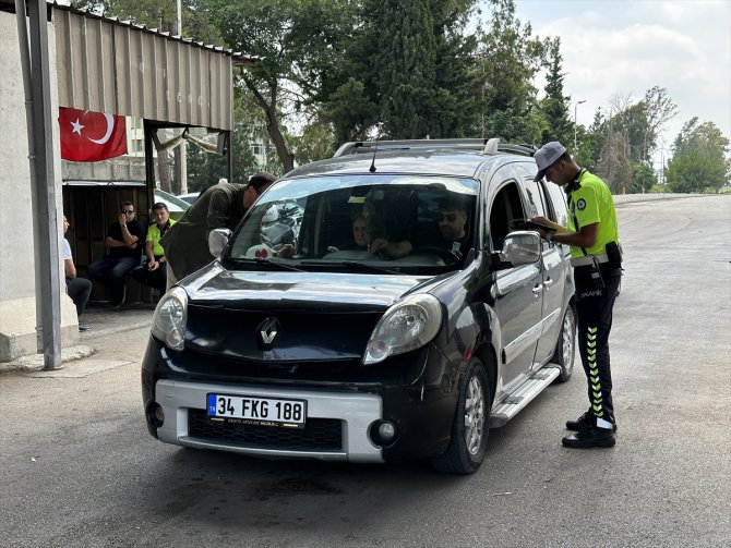 Adana'da Kurban Bayramı öncesi trafik denetimi yapıldı