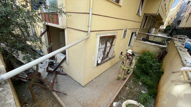 Çekmeköy'de meydana gelen patlamada 1 kişi yaralandı