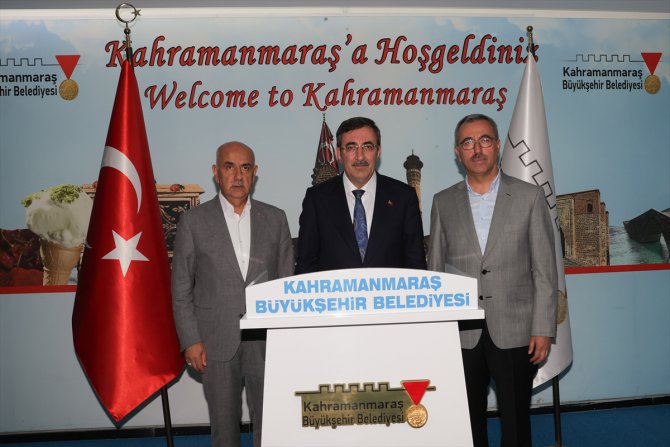 Cumhurbaşkanı Yardımcısı Cevdet Yılmaz, Kahramanmaraş'ta konuştu: