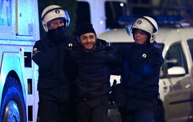 Fransa'daki olayların sıçradığı Brüksel'de 29 kişi gözaltına alındı