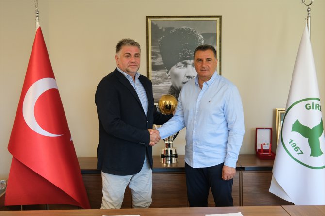 Giresunspor, teknik direktör Mustafa Kaplan ile resmi sözleşme imzaladı