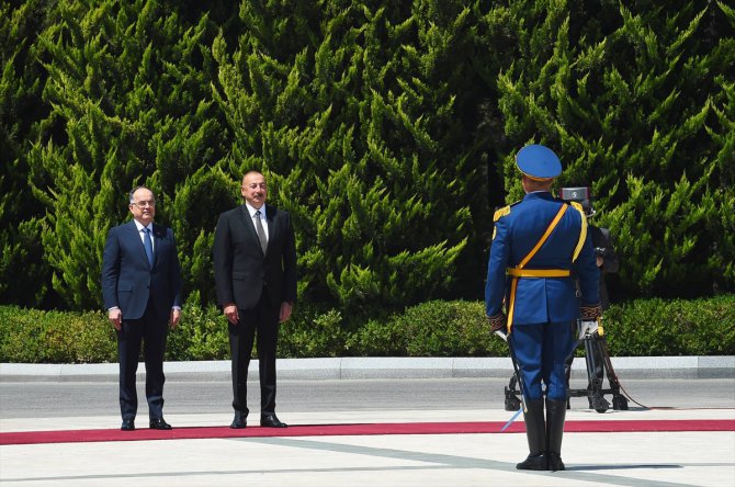 Arnavutluk Cumhurbaşkanı Begaj, Bakü'de Azerbaycan Cumhurbaşkanı Aliyev'le görüştü