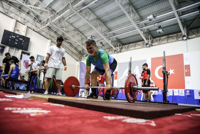 Görme Engelliler Halter Türkiye Şampiyonası, Mersin'de sona erdi