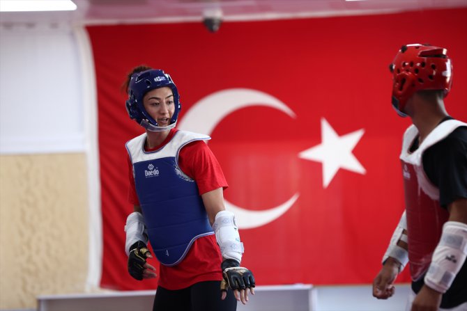 Şampiyon tekvandocu Nafia Kuş, Paris Olimpiyat Oyunları'na odaklandı: