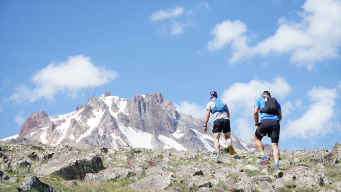 Uluslararası Erciyes Ultra Sky Trail Dağ Maratonu'nda ilk gün yarışları tamamlandı