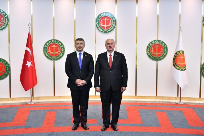 Yargıtay Başkanı Akarca, Azerbaycan Yüksek Mahkeme Başkanı Karimov ile görüştü
