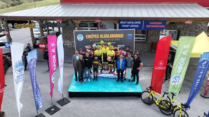Erciyes Uluslararası Yol ve Dağ Bisikleti Yarışları'nın ilk etabı tamamlandı