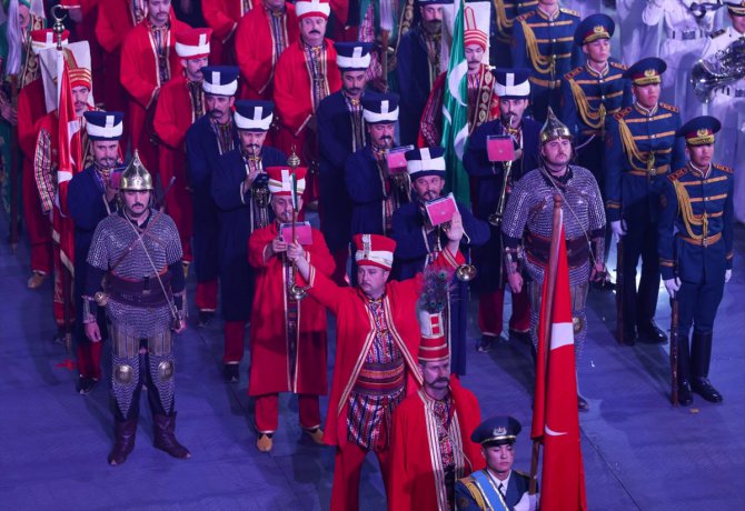 Milli Savunma Bakanlığı Mehteran Birliği, Kazakistan’da 7 ülkenin askeri bandolarıyla konser verdi