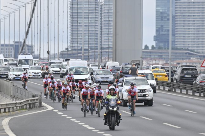 "Şehit Ömer Halisdemir Bisiklet Turu" İstanbul'dan başladı