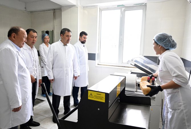 TİKA'nın Kırgızistan'da kurduğu modern ekmek fabrikası devlet kurumlarının ihtiyacını karşılayacak