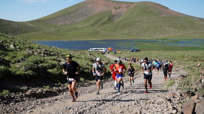 Uluslararası Erciyes Ultra Sky Trail Dağ Maratonu ikinci gün yarışlarıyla devam etti