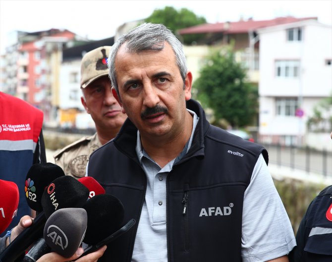 AFAD Başkanı Sezer, Ordu'da sağanak sonrası incelemelerde bulundu: