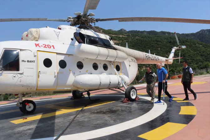 Helikopter kazasında yaralanan Rus pilotu 10 ay sonra taburcu oldu