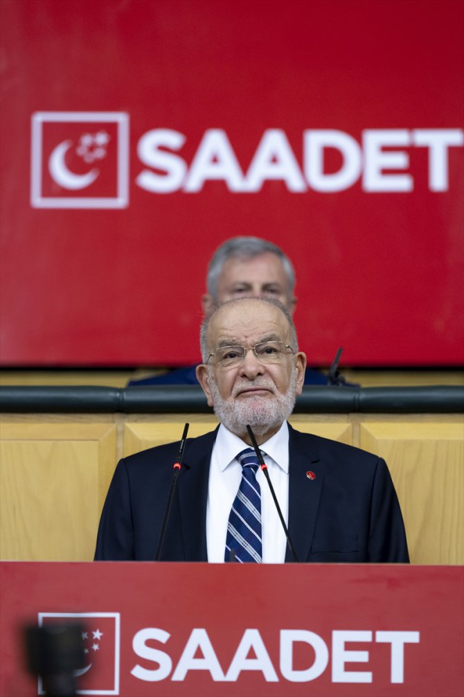 Karamollaoğlu, Saadet Partisi TBMM Grup Toplantısında konuştu: