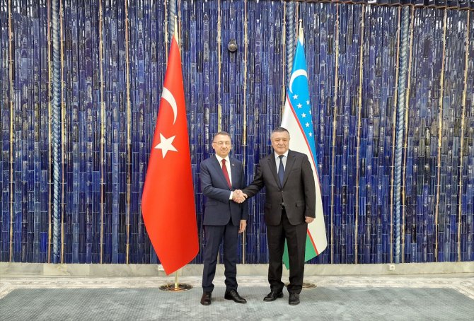 TBMM Dışişleri Komisyonu Başkanı Oktay, Özbekistan Meclis Başkanı İsmailov'la görüştü