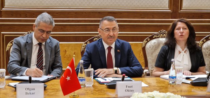TBMM Dışişleri Komisyonu Başkanı Fuat Oktay, Özbekistan Senato Başkanı Narbayeva ile görüştü