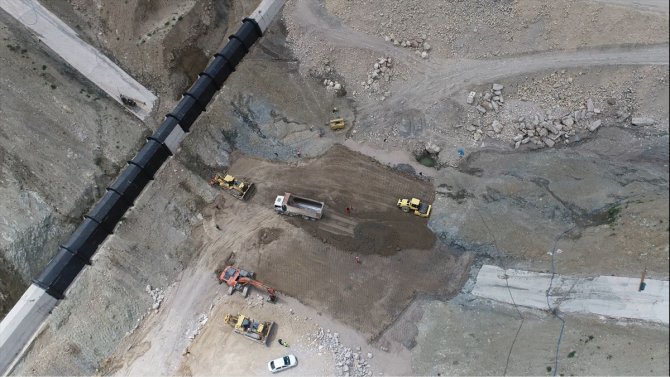 Karabük'teki Ova Barajı'nın inşaatında sona gelindi