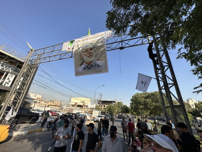 Şii milis güçlerinin taraftarları Bağdat’ta ABD Büyükelçisi'ni protesto etti