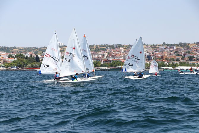 15 Temmuz Demokrasi ve Milli Birlik Günü Yelken Yarışları, Tekirdağ'da başladı