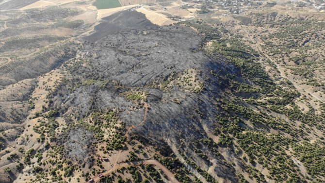 GÜNCELLEME 3 - Kahramanmaraş'ta ormanlık alanlarda çıkan yangınlar kontrol altına alındı