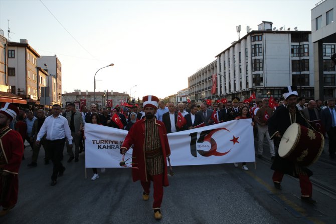 Konya ve çevre illerde 15 Temmuz Demokrasi ve Milli Birlik Günü etkinlikleri düzenlendi