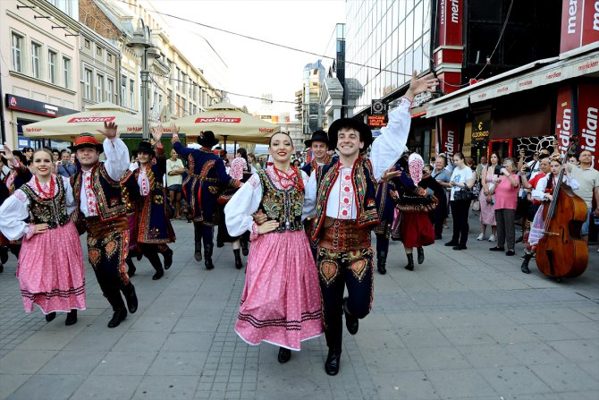 Sırbistan'da Uluslararası Öğrenci Folklor Festivali düzenlendi