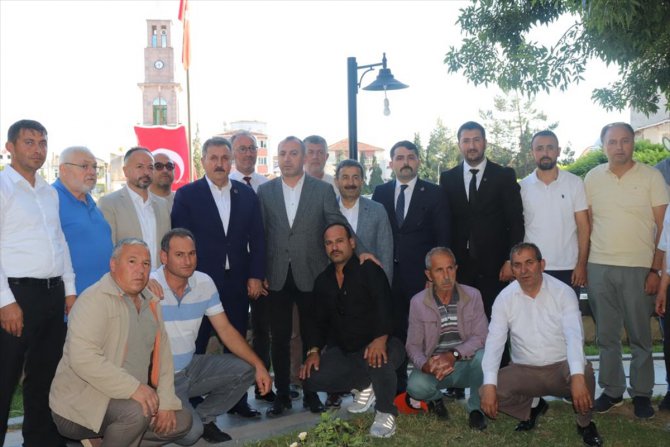 BBP Genel Başkanı Destici, Samsun'da taziye ziyaretinde bulundu