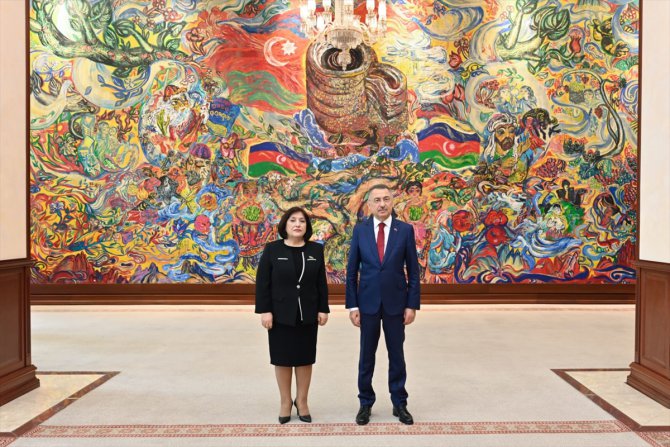 TBMM Dışişleri Komisyonu Başkanı Oktay, Azerbaycan Milli Meclisi Başkanı Gafarova ile görüştü