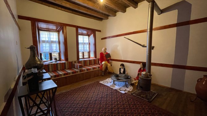 Bayburt'ta restore edilen tarihi ev müze olarak hizmet vermeye başladı